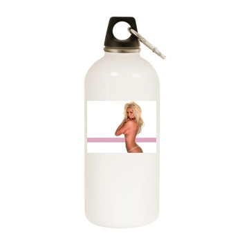 Jennifer Ellison White Water Bottle With Carabiner