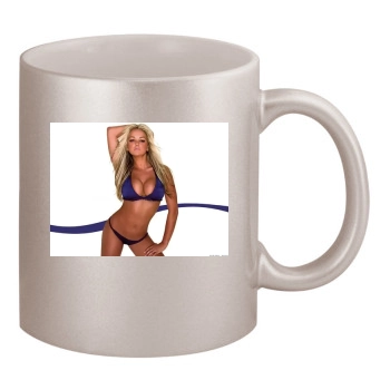 Jennifer Ellison 11oz Metallic Silver Mug