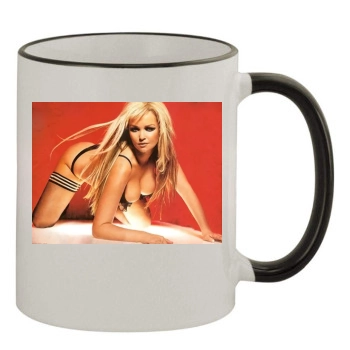 Jennifer Ellison 11oz Colored Rim & Handle Mug