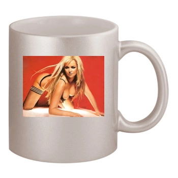 Jennifer Ellison 11oz Metallic Silver Mug