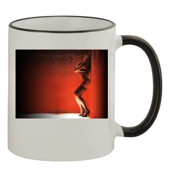 Jennifer Ellison 11oz Colored Rim & Handle Mug