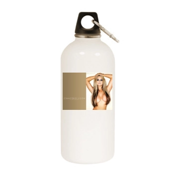 Jennifer Ellison White Water Bottle With Carabiner