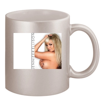 Jennifer Ellison 11oz Metallic Silver Mug