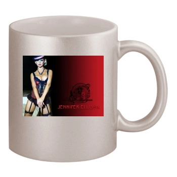 Jennifer Ellison 11oz Metallic Silver Mug