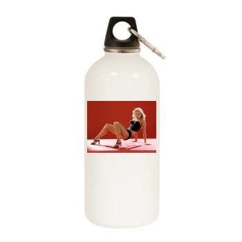 Jennifer Ellison White Water Bottle With Carabiner