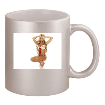 Jennifer Ellison 11oz Metallic Silver Mug