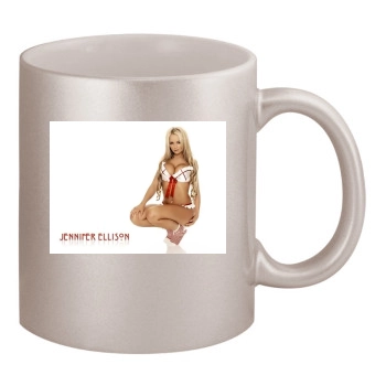 Jennifer Ellison 11oz Metallic Silver Mug