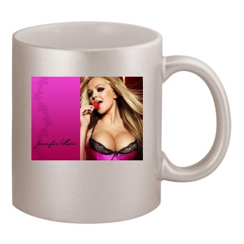 Jennifer Ellison 11oz Metallic Silver Mug