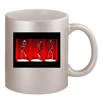 Jennifer Ellison 11oz Metallic Silver Mug