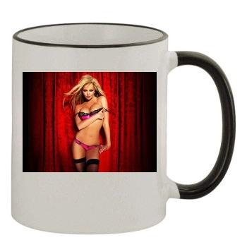 Jennifer Ellison 11oz Colored Rim & Handle Mug