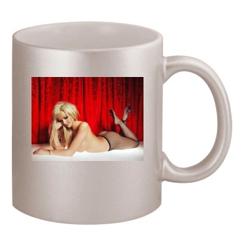 Jennifer Ellison 11oz Metallic Silver Mug