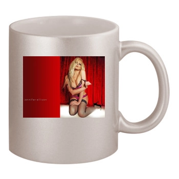 Jennifer Ellison 11oz Metallic Silver Mug