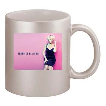 Jennifer Ellison 11oz Metallic Silver Mug