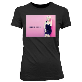 Jennifer Ellison Women's Junior Cut Crewneck T-Shirt
