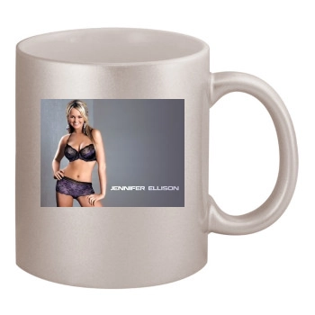 Jennifer Ellison 11oz Metallic Silver Mug