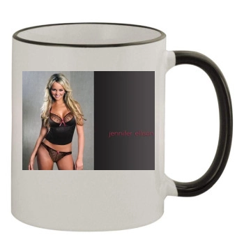 Jennifer Ellison 11oz Colored Rim & Handle Mug