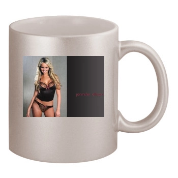 Jennifer Ellison 11oz Metallic Silver Mug