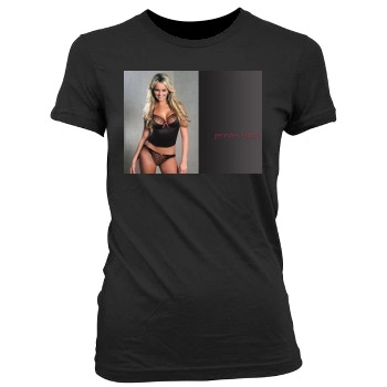 Jennifer Ellison Women's Junior Cut Crewneck T-Shirt