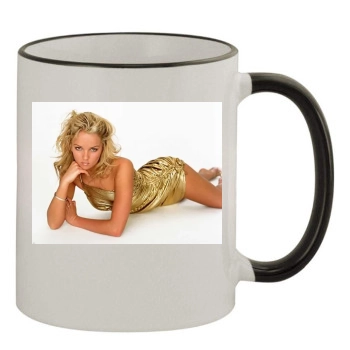 Jennifer Ellison 11oz Colored Rim & Handle Mug