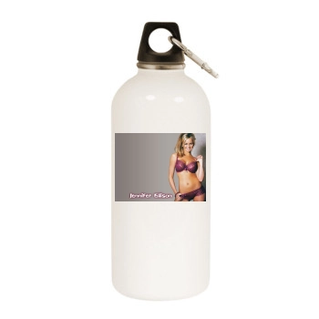 Jennifer Ellison White Water Bottle With Carabiner