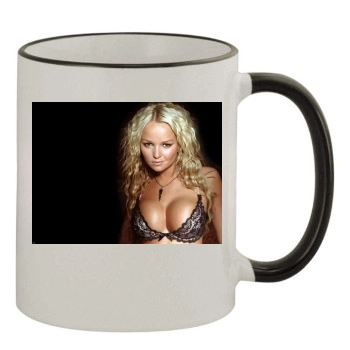 Jennifer Ellison 11oz Colored Rim & Handle Mug