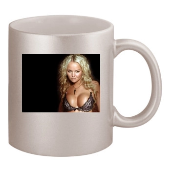 Jennifer Ellison 11oz Metallic Silver Mug