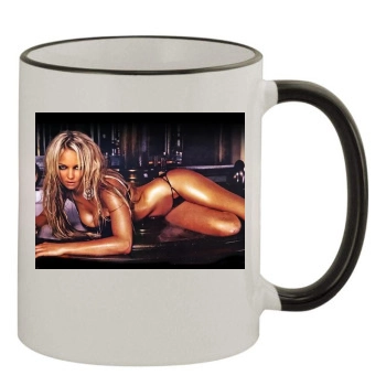 Jennifer Ellison 11oz Colored Rim & Handle Mug