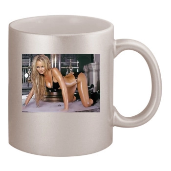 Jennifer Ellison 11oz Metallic Silver Mug