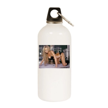 Jennifer Ellison White Water Bottle With Carabiner