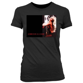 Jennifer Ellison Women's Junior Cut Crewneck T-Shirt