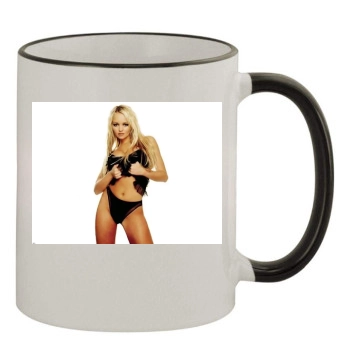 Jennifer Ellison 11oz Colored Rim & Handle Mug