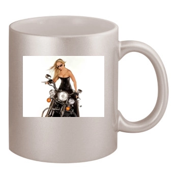 Jennifer Ellison 11oz Metallic Silver Mug