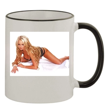 Jennifer Ellison 11oz Colored Rim & Handle Mug