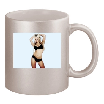 Jennifer Ellison 11oz Metallic Silver Mug