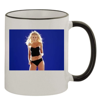 Jennifer Ellison 11oz Colored Rim & Handle Mug