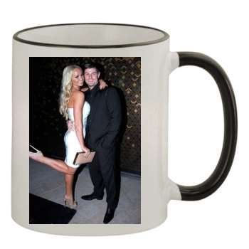 Jennifer Ellison 11oz Colored Rim & Handle Mug