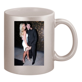 Jennifer Ellison 11oz Metallic Silver Mug