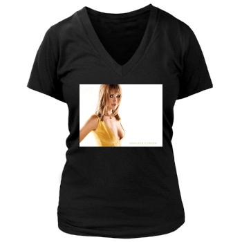 Jennifer Garner Women's Deep V-Neck TShirt