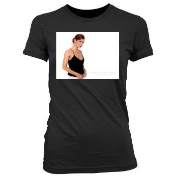 Jennifer Garner Women's Junior Cut Crewneck T-Shirt