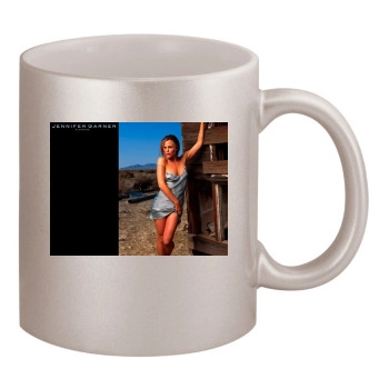 Jennifer Garner 11oz Metallic Silver Mug