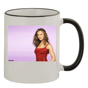 Jennifer Garner 11oz Colored Rim & Handle Mug