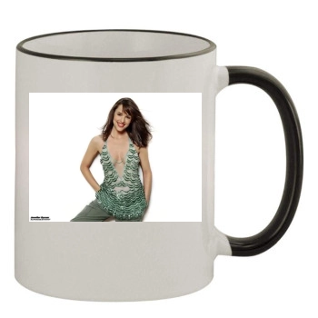 Jennifer Garner 11oz Colored Rim & Handle Mug