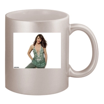 Jennifer Garner 11oz Metallic Silver Mug