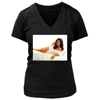 Jennifer Garner Women's Deep V-Neck TShirt