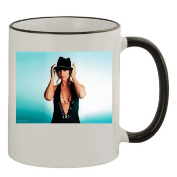 Jennifer Garner 11oz Colored Rim & Handle Mug