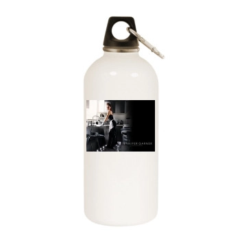 Jennifer Garner White Water Bottle With Carabiner