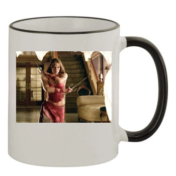 Jennifer Garner 11oz Colored Rim & Handle Mug