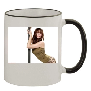 Jennifer Garner 11oz Colored Rim & Handle Mug