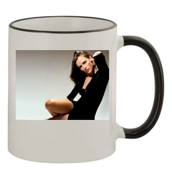 Jennifer Garner 11oz Colored Rim & Handle Mug