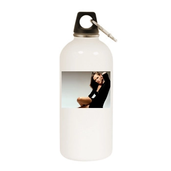 Jennifer Garner White Water Bottle With Carabiner